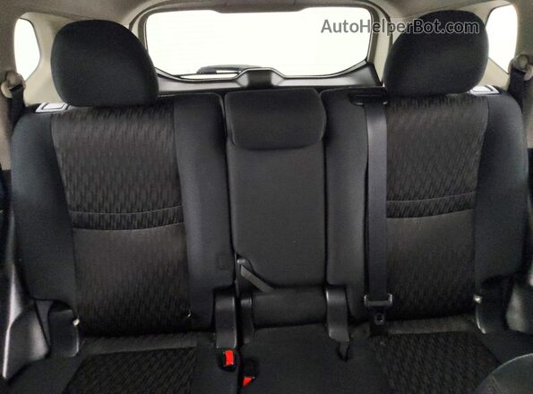 5N1AT2MV1JC814103 2018 NISSAN ROGUE Черный Вид задних сидений