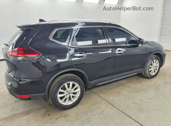 5N1AT2MV1JC814103 2018 NISSAN ROGUE Черный Задняя правая четверть