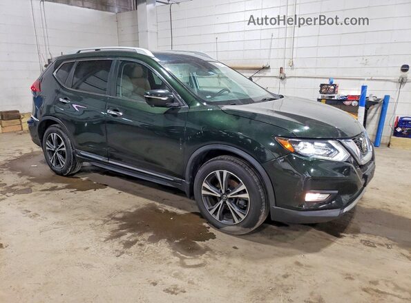 5N1AT2MV1JC833573 2018 NISSAN ROGUE Green Delantero derecho