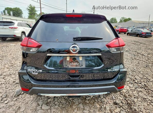 5N1AT2MV1KC777443 2019 NISSAN ROGUE Black Հետևի տեսք