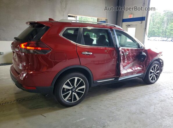 5N1AT2MV1LC702775 2020 NISSAN ROGUE Бордовый Задняя правая четверть