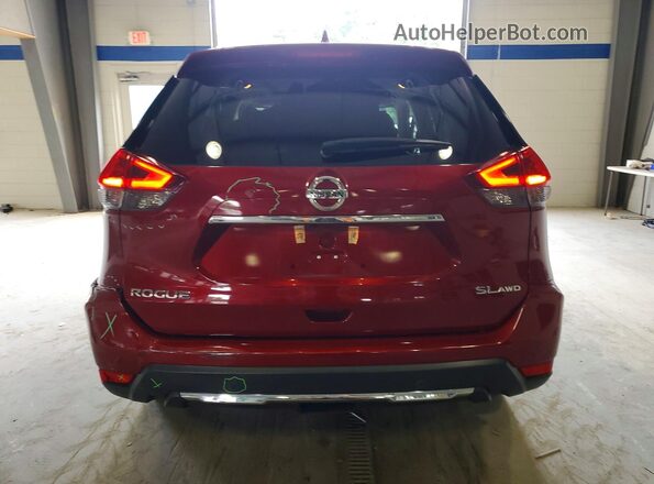 5N1AT2MV1LC702775 2020 NISSAN ROGUE Бордовый Вид сзади