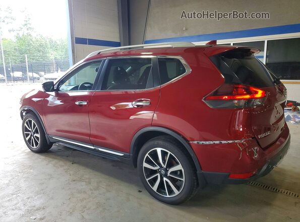 5N1AT2MV1LC702775 2020 NISSAN ROGUE Бордовый Задняя левая четверть