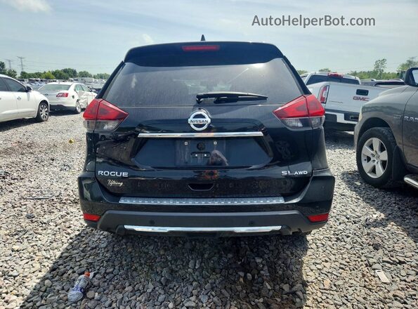 5N1AT2MV1LC709533 2020 NISSAN ROGUE Black Вид ззаду