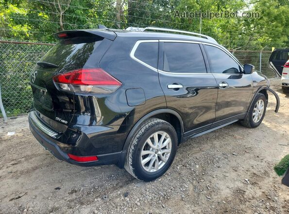 5N1AT2MV1LC779307 2020 NISSAN ROGUE Черный Задняя правая четверть