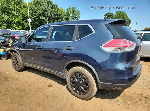 5N1AT2MV2GC750470 2016 NISSAN ROGUE Blue Tył lewy