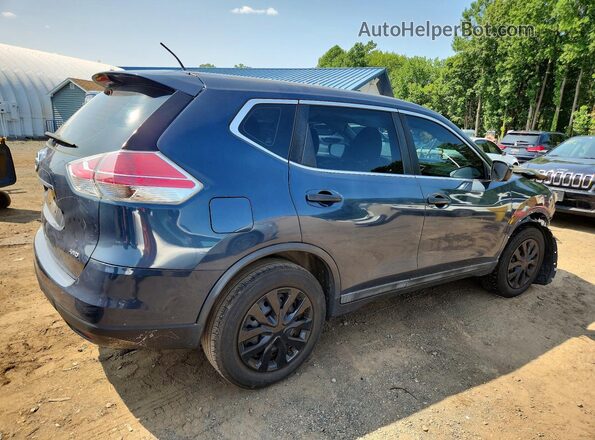 5N1AT2MV2GC750470 2016 NISSAN ROGUE Blue Tył prawy