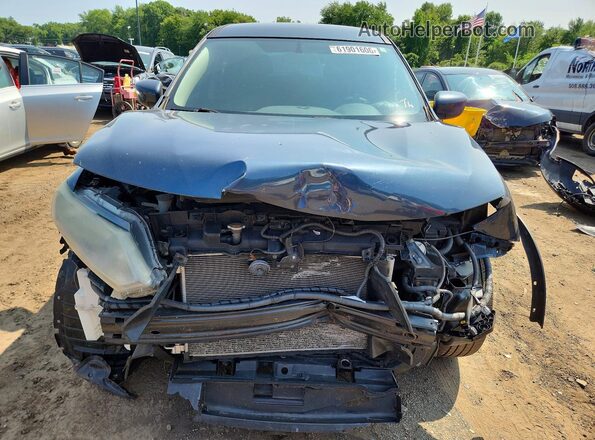 5N1AT2MV2GC750470 2016 NISSAN ROGUE Blue Widok z przodu