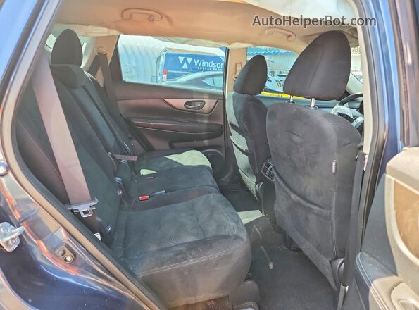 5N1AT2MV2GC750470 2016 NISSAN ROGUE Blue Widok wnętrza z tyłu