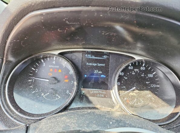 5N1AT2MV2GC750470 2016 NISSAN ROGUE Blue Widok zestawu wskaźników