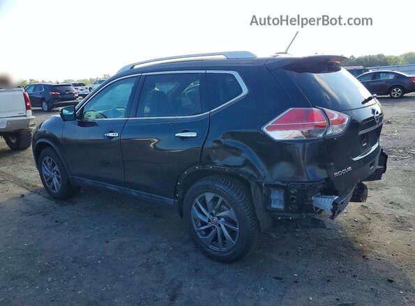 5N1AT2MV2GC756303 2016 NISSAN ROGUE Black Tył lewy