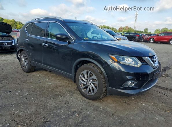 5N1AT2MV2GC756303 2016 NISSAN ROGUE Black Przód prawy
