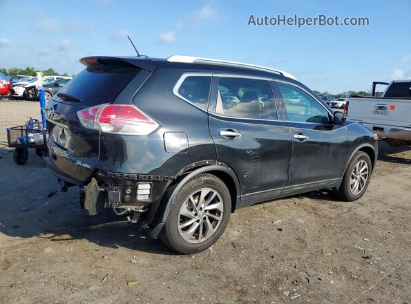 5N1AT2MV2GC756303 2016 NISSAN ROGUE Black Tył prawy