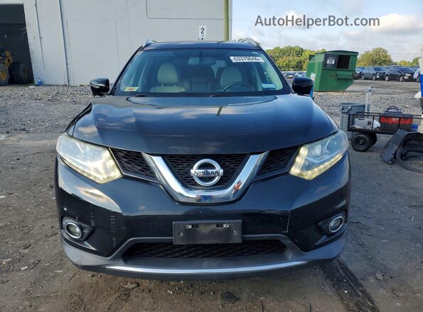 5N1AT2MV2GC756303 2016 NISSAN ROGUE Black Widok z przodu