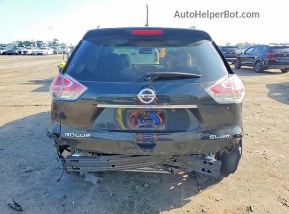 5N1AT2MV2GC756303 2016 NISSAN ROGUE Black Widok z tyłu