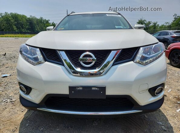5N1AT2MV2GC783467 2016 NISSAN ROGUE White Front view