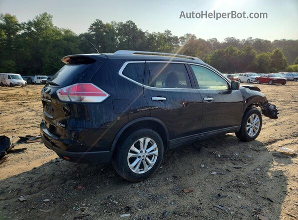 5N1AT2MV2GC801451 2016 NISSAN ROGUE Black Tył prawy