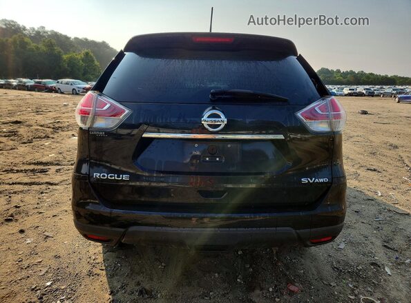 5N1AT2MV2GC801451 2016 NISSAN ROGUE Black Widok z tyłu