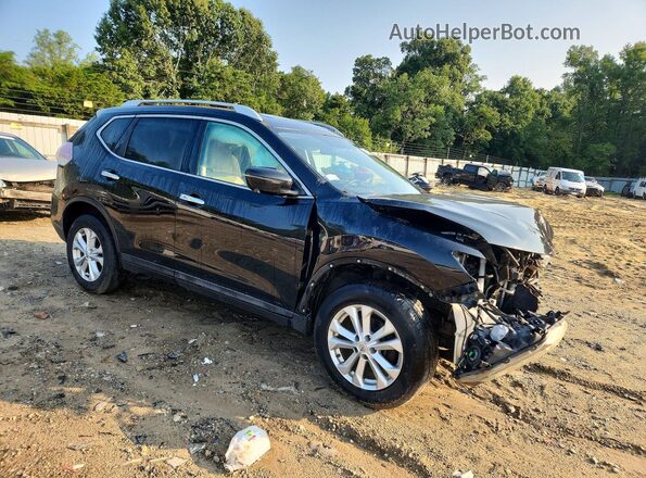5N1AT2MV2GC801451 2016 NISSAN ROGUE Black Przód prawy