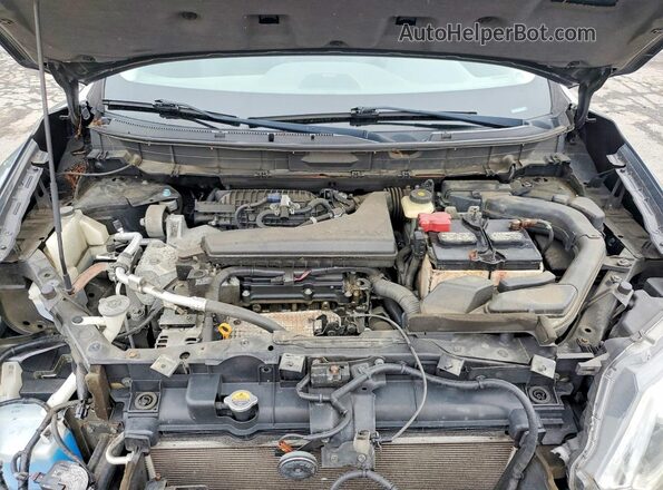 5N1AT2MV2GC802339 2016 NISSAN ROGUE Gray Vista del compartimento del motor