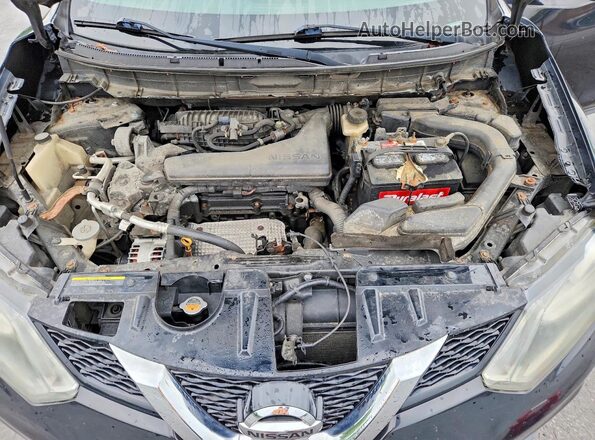 5N1AT2MV2GC860631 2016 NISSAN ROGUE Black Engine compartment view