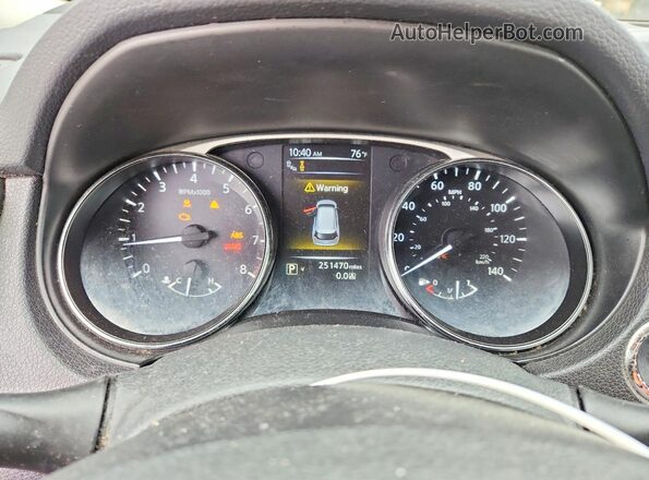 5N1AT2MV2GC860631 2016 NISSAN ROGUE Black Instrument cluster view