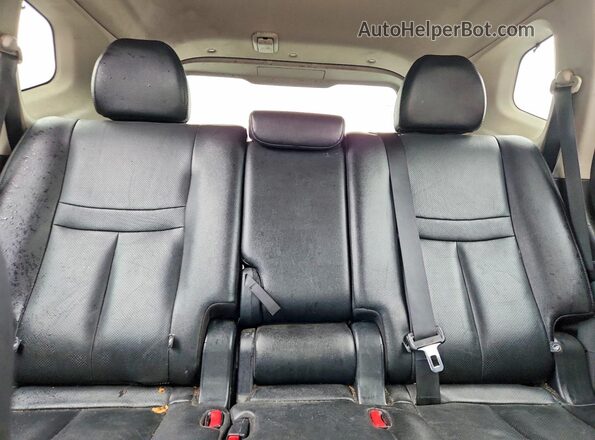 5N1AT2MV2GC860631 2016 NISSAN ROGUE Black Rear seats view