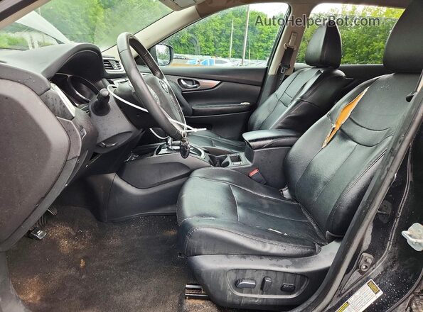 5N1AT2MV2GC860631 2016 NISSAN ROGUE Black Front interior view