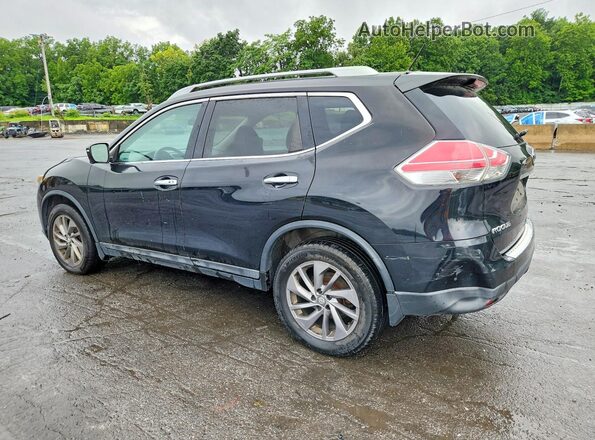 5N1AT2MV2GC860631 2016 NISSAN ROGUE Black Rear left