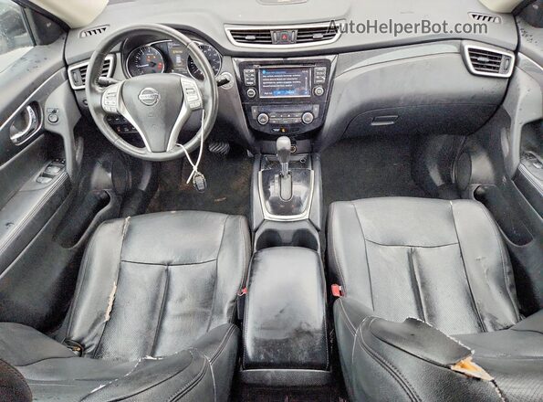 5N1AT2MV2GC860631 2016 NISSAN ROGUE Black Dashboard view