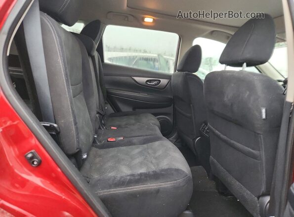 5N1AT2MV2GC898375 2016 NISSAN ROGUE Красный Вид задней части салона