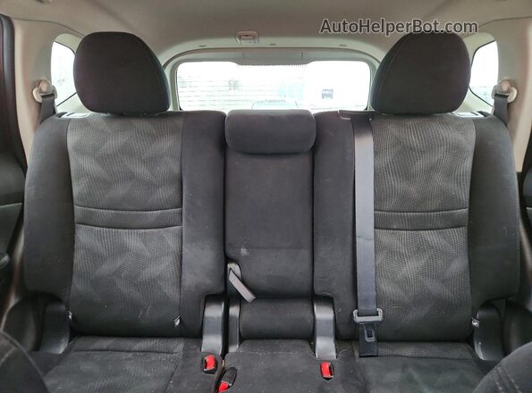 5N1AT2MV2GC898375 2016 NISSAN ROGUE Красный Вид задних сидений