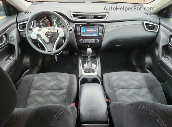5N1AT2MV2GC898375 2016 NISSAN ROGUE Красный Вид панели приборов