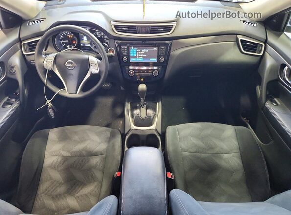 5N1AT2MV2GC899154 2016 NISSAN ROGUE White Widok deski rozdzielczej