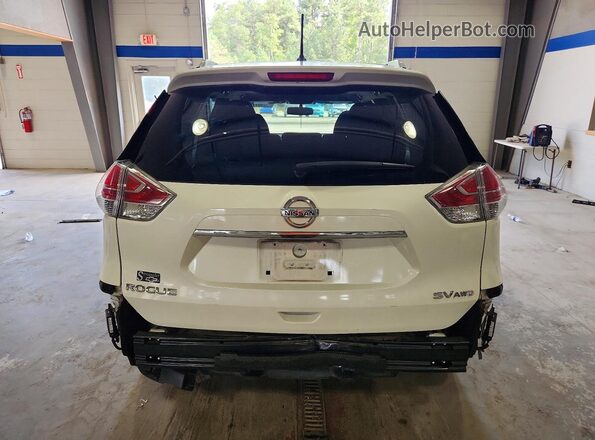 5N1AT2MV2GC899154 2016 NISSAN ROGUE White Widok z tyłu