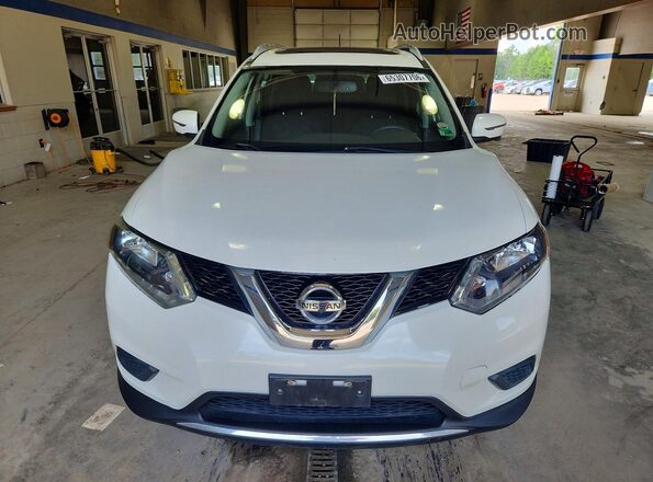 5N1AT2MV2GC899154 2016 NISSAN ROGUE White Widok z przodu