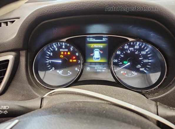 5N1AT2MV2GC913179 2016 NISSAN ROGUE Gray Instrument cluster view