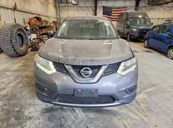 5N1AT2MV2GC913179 2016 NISSAN ROGUE Gray Front view