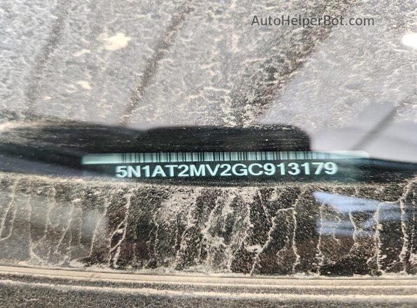 5N1AT2MV2GC913179 2016 NISSAN ROGUE Gray VIN sticker view
