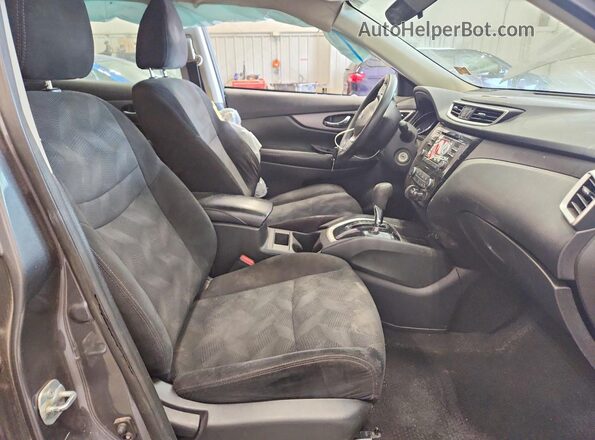 5N1AT2MV2GC913179 2016 NISSAN ROGUE Gray Front interior view