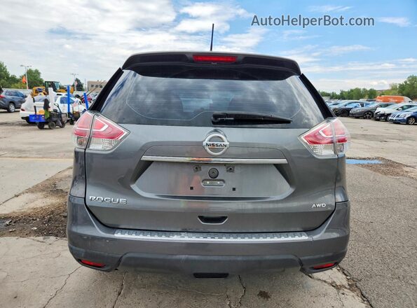 5N1AT2MV2GC924716 2016 NISSAN ROGUE Gray უკანა ხედი