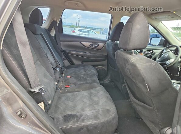 5N1AT2MV2GC924716 2016 NISSAN ROGUE Gray უკანა სალონის ხედი