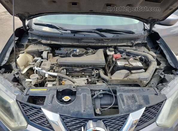 5N1AT2MV2GC924716 2016 NISSAN ROGUE Gray ძრავის განყოფილების ხედი