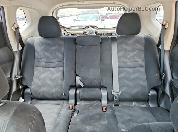 5N1AT2MV2GC924716 2016 NISSAN ROGUE Gray უკანა სავარძლების ხედი