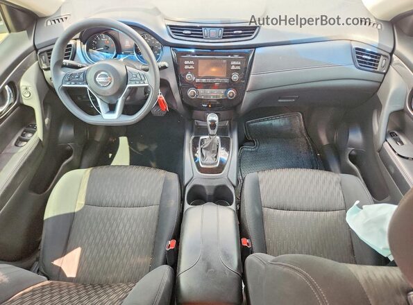 5N1AT2MV2HC795278 2017 NISSAN ROGUE Gray Dashboard view