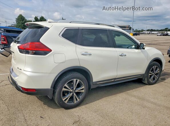 5N1AT2MV2HC796222 2017 NISSAN ROGUE Белый Задняя правая четверть