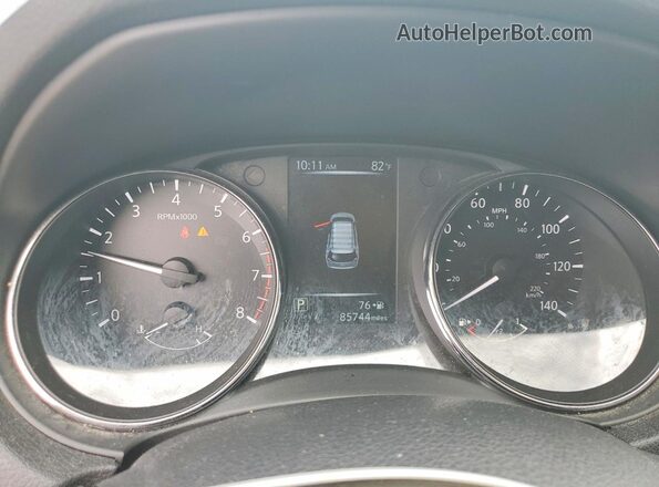 5N1AT2MV2HC796222 2017 NISSAN ROGUE Белый Вид щитка приборов