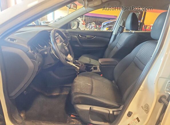 5N1AT2MV2HC798729 2017 NISSAN ROGUE White წინა სალონის ხედი