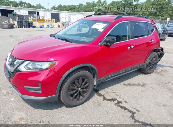 5N1AT2MV2HC802441 2017 NISSAN ROGUE Красный Передняя левая четверть