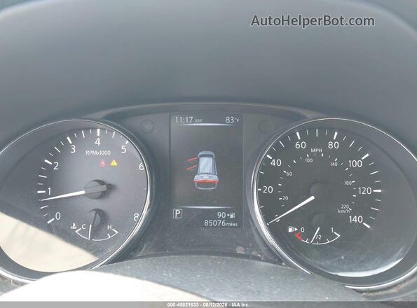 5N1AT2MV2HC802441 2017 NISSAN ROGUE Красный Вид задних сидений